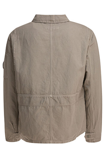 C.P. COMPANY Cotton and linen overshirt
