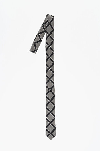 Corneliani Diamond Patterned Wool Blend Tie