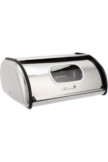 genric Harmony Ss Bread Box With Mirror Window Silver ZJ-A138