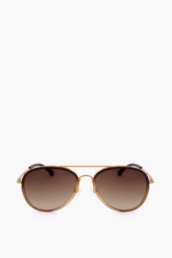 Linda Farrow Dries Van Noten Aviator Sunglasses With Gradient Lenses