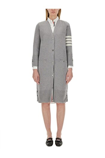 THOM BROWNE Wool Cardigan Dress