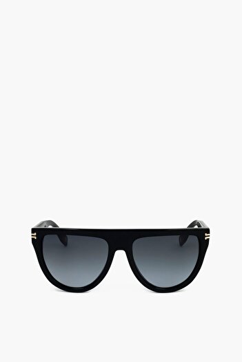 Marc Jacobs Runaway Straight Bridge Sunglasses With Gradient Lenses