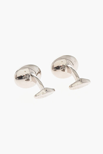 Corneliani Brass Cufflinks With Swarovskis