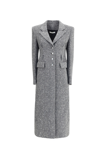 Alessandra Rich Tweed long Coat