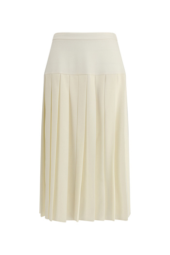 Alessandra Rich Pleated midi Skirt