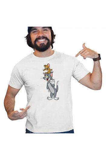 OEM Tricou Barbati Tom si Jerry Prietenie