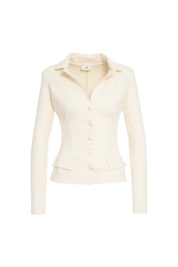 Elisabetta Franchi Wool single-breasted blazer