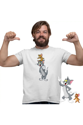 OEM Tricou Barbati Tom si Jerry Prietenie