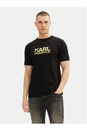 Karl Lagerfeld Ανδρικό T-Shirt 755087 552235 Μαύρο