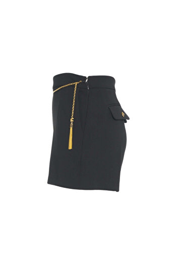 Elisabetta Franchi Shorts with chain detail