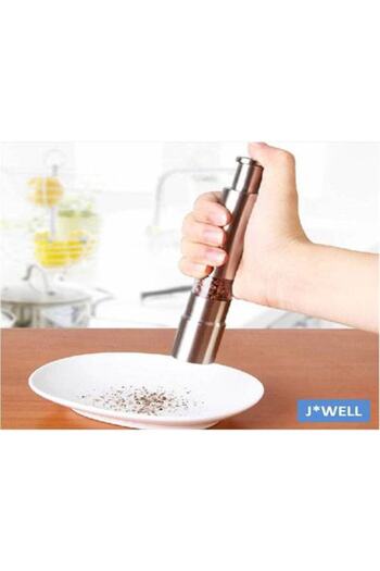 Hope Stainless Steel Push Coffee Spice Black Pepper Salt Cinnamon Mill