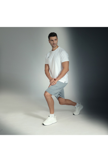 SKILLANO Squillano Men's Regular Fit Athletic Shorts with Two Side Zipper Pockets, 94.1% Polyester, 5.9% Spandex