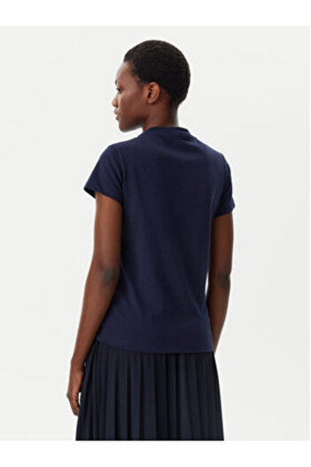 Lacoste Γυναικείο T-Shirt TF9246 Μπλε Σκούρο Μπλε