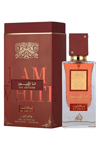 lattafa Ana Abiyedh Scarlet by 60 ml - Original Arab Perfume Dubai