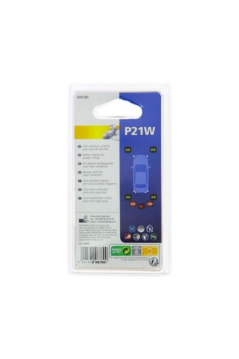 Michelin Set 2 auto bulbs P21W, 12V, 21W