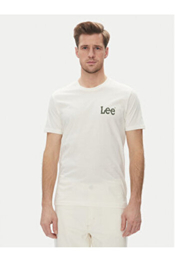 Lee Ανδρικό T-Shirt 112364535 Λευκό