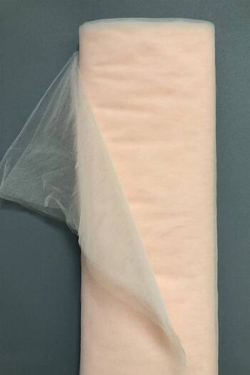 Hobigram Light Skin Color Dream Tulle 100X300 cm | Engagement, Henna, Wedding, Bohça, Door and Party Decoration Fabric