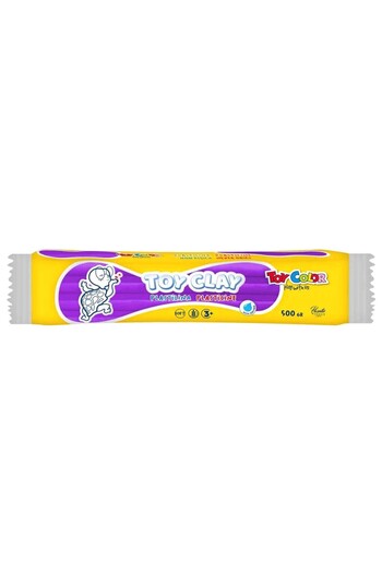 Toy Color Plasticine Non-Drying Gluten-Free Play Dough 500 Gr. Purple