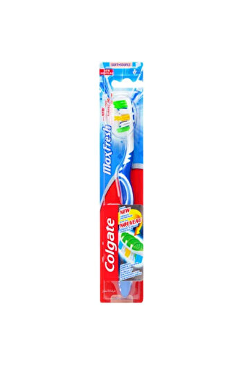 Colgate Toothbrush Max Fresh, medium, tongue cleaner, random color