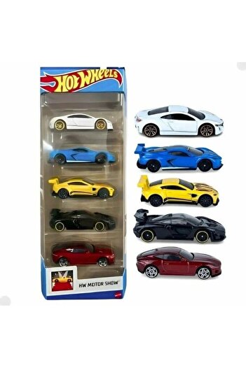Budi 5-Piece Car Set - Hw Motor Show - 01806-Htv49