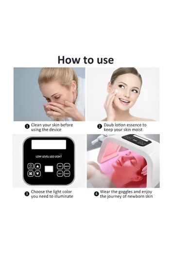 NEO ™ Beauty Device, 7-Color Phototherapy Mask LED, Facial Mask for Skincare