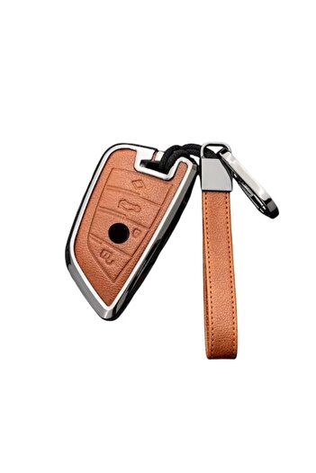 OEM Aluminum Case for BMW Key F20 G20 G30 X1 X3 X4 X5 G05 X6 - Brown