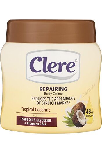 Clear Tropical Coconut Body Moisturizing Cream with Vitamin E & A by - 500ml