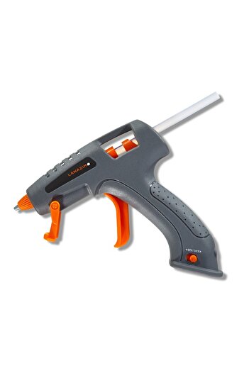 Lawazim Cordless Hot Glue Dispenser 15W 3.7V Rechargeable with USB Charging - Grey