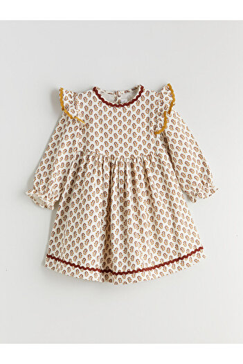 LC Waikiki Floral and Ruffle Girls' Dress