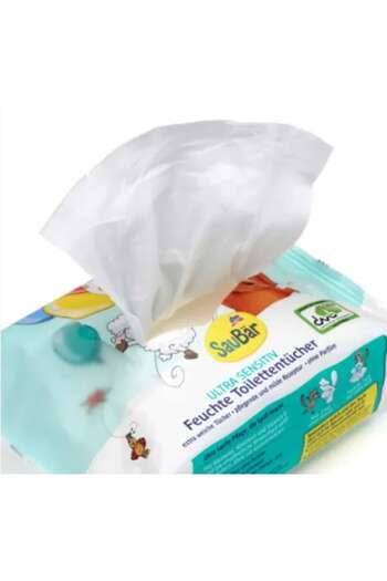 DM Wet toilet paper for children, 120 pieces,