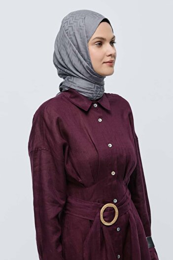 Modakaşmir Silky Jacquard Series Maze Pattern Shawl