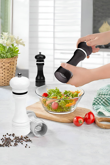 Sun Group Ceramic Salt & Pepper Mill 'S' (2 Pcs Set)