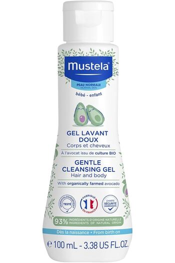 Mustela Gentle Cleansing Gel, 3.38 oz.