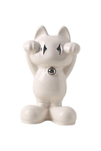 QAQQUS Porcelain Ornament, Lucky Cat - CN