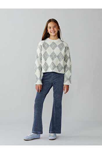 LC Waikiki Crew Neck Girl's Knitwear Sweater