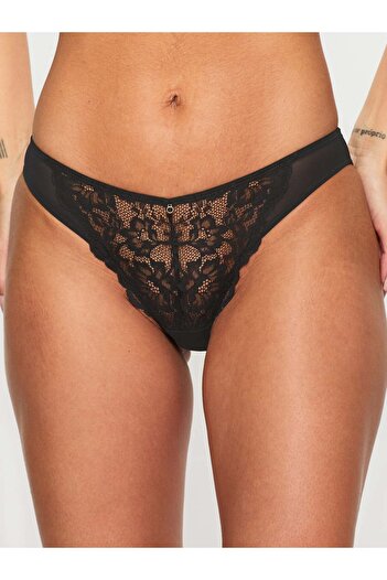 Ann Summers Sexy Lace Crotchless Brazilian