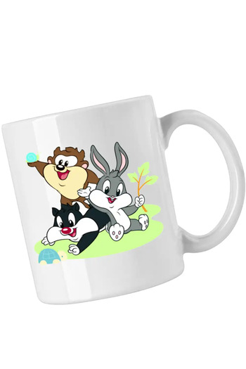 OEM Mug Bugs Bunny Tasmanian Devil Daffy Duck Babies Taz