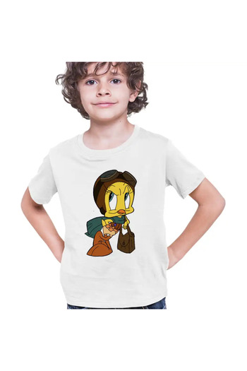 OEM Tricou Copii Baieti Tweety Aviator Looney Tunes