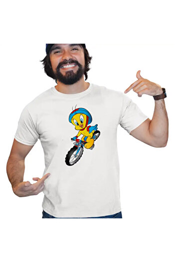 OEM Men's Tweety Bicycle T-Shirt