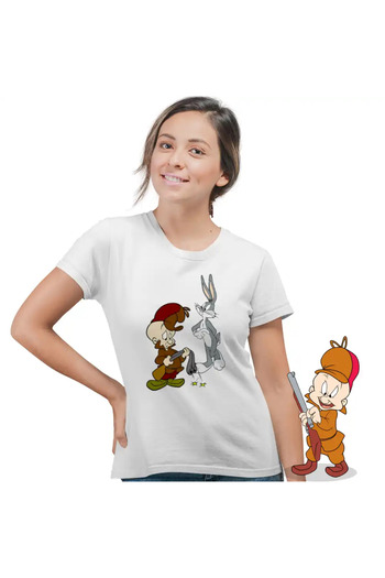 OEM Tricou Femei Bugs Bunny Elmer Fudd