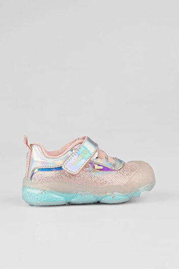 Vicco Pety Lighted Children's Sports Shoes Pudra