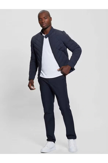 Guess Myron Men's Navy Blue Slim Fit Trousers M4Yb01Wg9Z2-G7V2