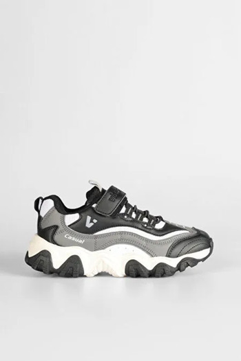 Vicco 346.F25K.244 Pote Filet Black-White Children's Sports Shoes