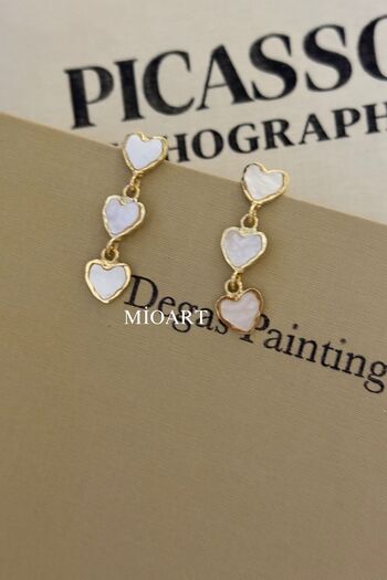 MioArt Women's Colorful Stone Luxury Earrings