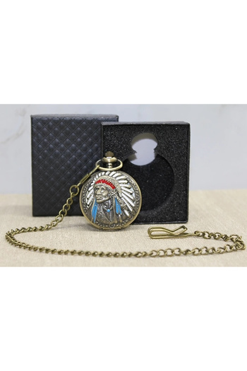 shopwave Special Boxed Native American Chain Watch Alk4677
