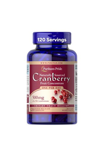 Puritan's Pride One A Day Cranberry - 120 Capsules Supports Urinary Health