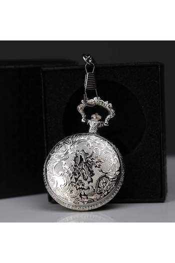 shopwave Special Boxed Silver Chain Watch Alk4686