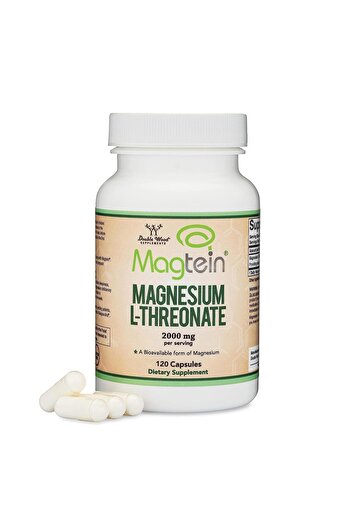 Double Wood Supplements Magnesium L-Threonate (Magtein) - 2,000 mg, 120 Capsules