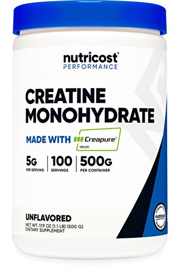 Nutricost Creapure® Creatine Monohydrate 500 Grams
