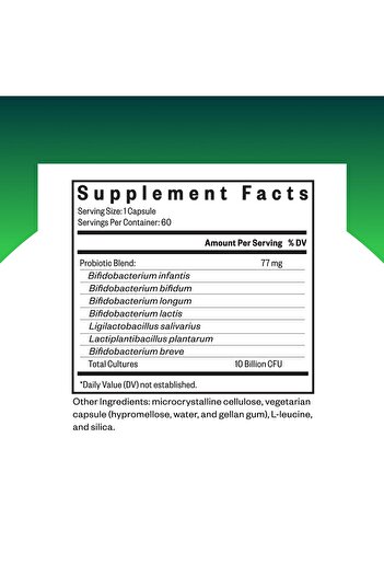 Seeking Health ProBiota HistaminX: 10 Billion CFU Low-Histamine Probiotic for Gut Health (60 Capsules)